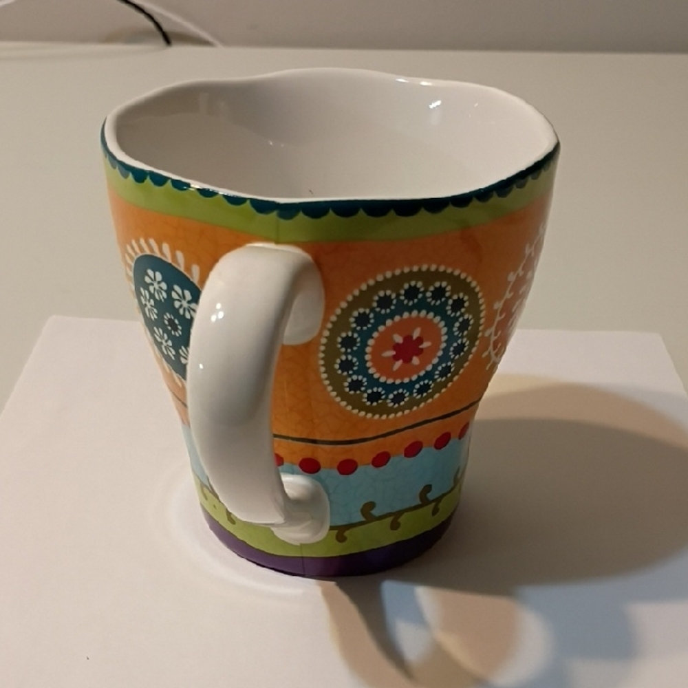 222 Fifth Multicolor Patterned Mug - Picture 2 of 8